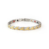 Copperhead - Negative Ion Bracelet, Gold and Stainless Steel