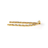Nice - Negative Ion Bracelet, Gold Plated Titanium with Swarovski Crystals