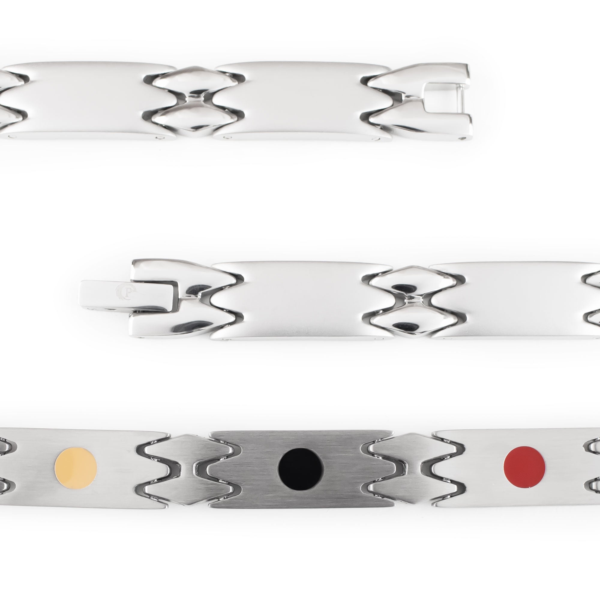 Reflection - Negative Ion bracelet, Stainless Steel
