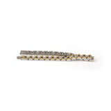 Twist - Negative Ion Bracelet, Gold and Stainless Steel