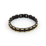 Perfect Balance - Negative Ion Bracelet, Gold & Onyx Plated