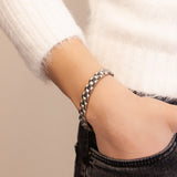 Elegant Flower - Negative Ion Bracelet, Stainless Steel