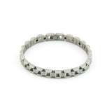 Elegant Flower - Negative Ion Bracelet, Stainless Steel