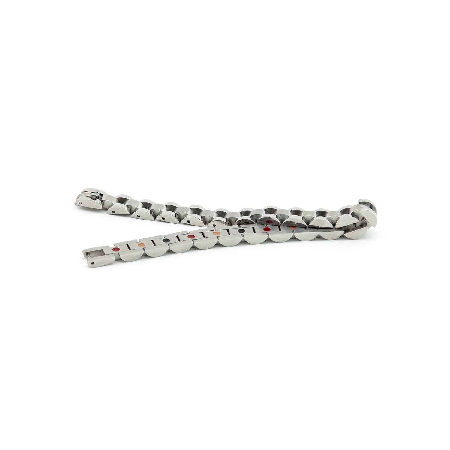 Elegant Flower - Negative Ion Bracelet, Stainless Steel