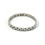 Elegant Flower - Negative Ion Bracelet, Stainless Steel
