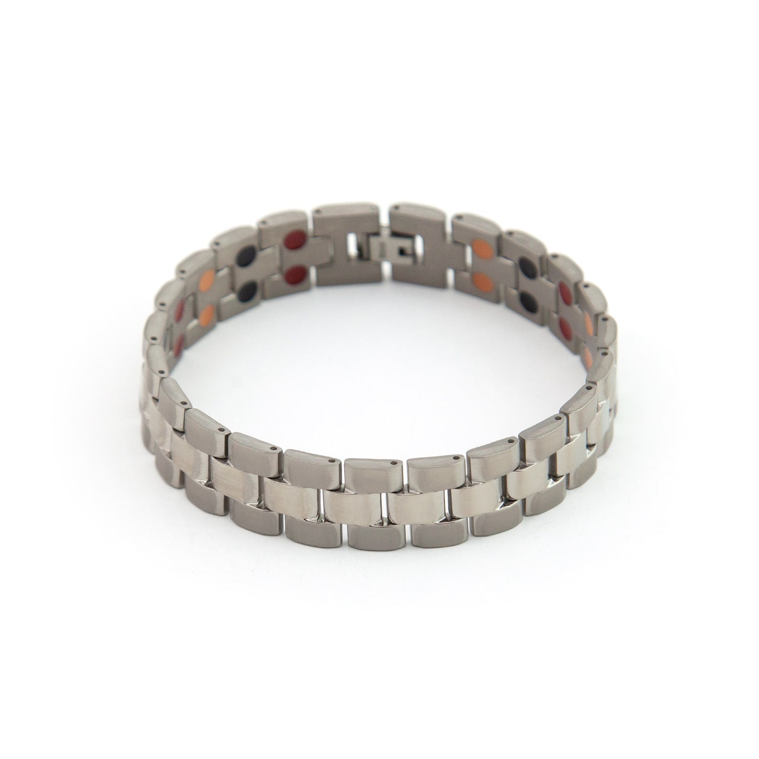 Arcene - Negative Ion Bracelet, Titanium & Sterling Silver