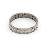 Arcene - Negative Ion Bracelet, Titanium & Sterling Silver