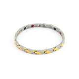 Stamina - Negative Ion Bracelet, Stainless Steel with a Gold Plated Twist