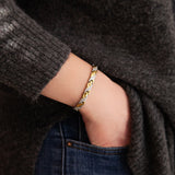 Stamina - Negative Ion Bracelet, Stainless Steel with a Gold Plated Twist