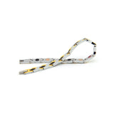 Balance -Titanium Negative Ion Bracelet- Black Onyx, Sterling Silver & Gold Plated