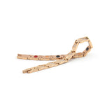 Bejeweled - Negative Ion Bracelet - Titanium Rose Gold with Swarovski Crystals