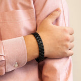 Sable - Negative Ion Bracelet, Titanium & Black Onyx