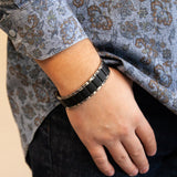 Radiance - Negative Ion Bracelet, Titanium & Black Onyx