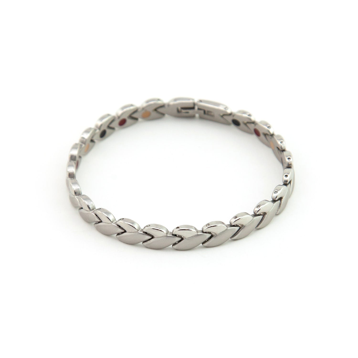 Beauty - Negative Ion Stress Relief Two-Tone Bracelet