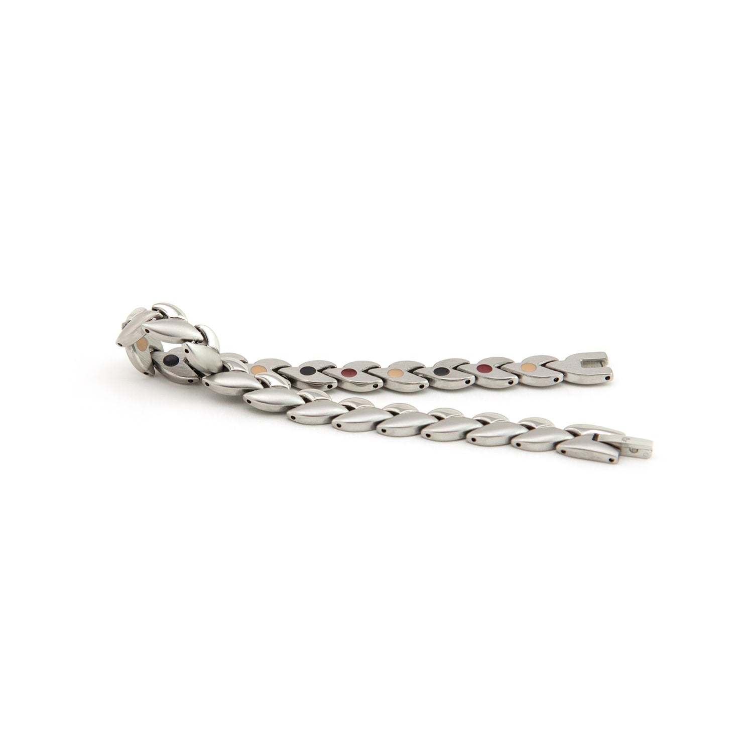 Beauty - Negative Ion Stress Relief Two-Tone Bracelet