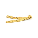 Regal - Titanium Negative Ion Bracelet, Brushed Yellow Gold