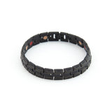 Night - Negative Ion Bracelet, Elegant Titanium Polished Black