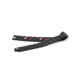 Night - Negative Ion Bracelet, Elegant Titanium Polished Black