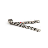 Interlocked - Negative Ion Bracelet, Titanium and Polished Black