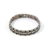 Interlocked - Negative Ion Bracelet, Titanium and Polished Black