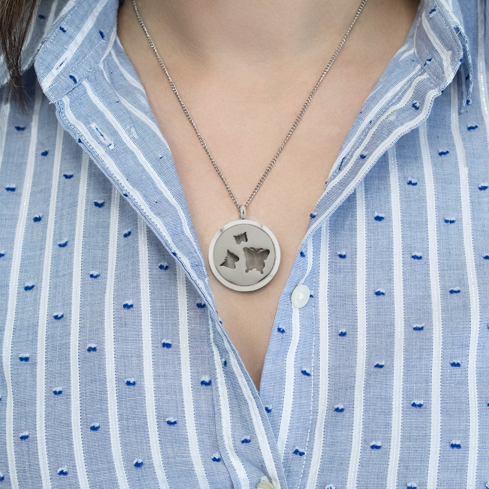 Butterflies Essential Oil Diffuser Pendant