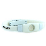 Pearly White - Negative Ion White Silicone Bracelet