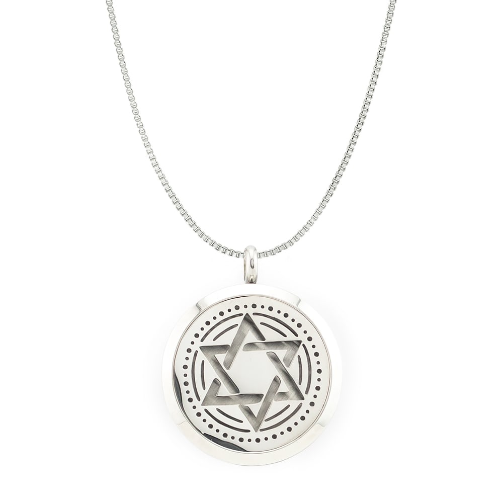 Star of David Essential Oil Diffuser Pendant