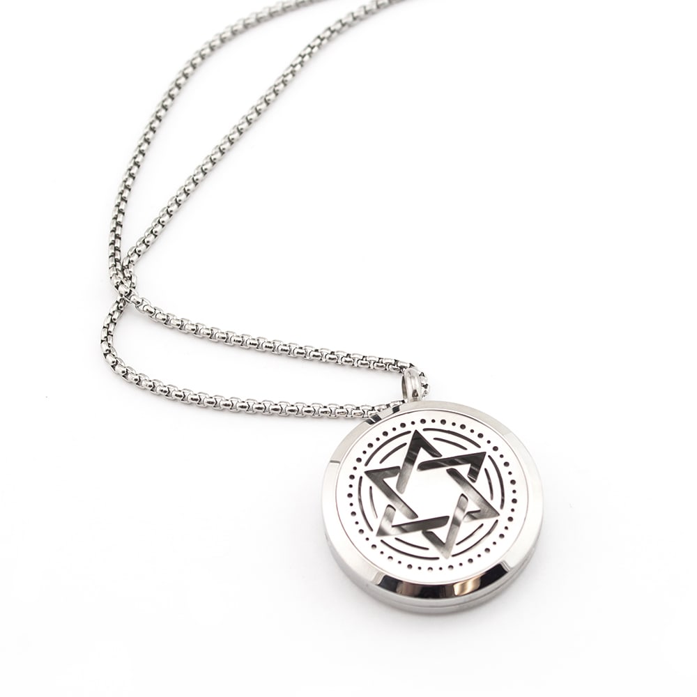 Star of David Essential Oil Diffuser Pendant