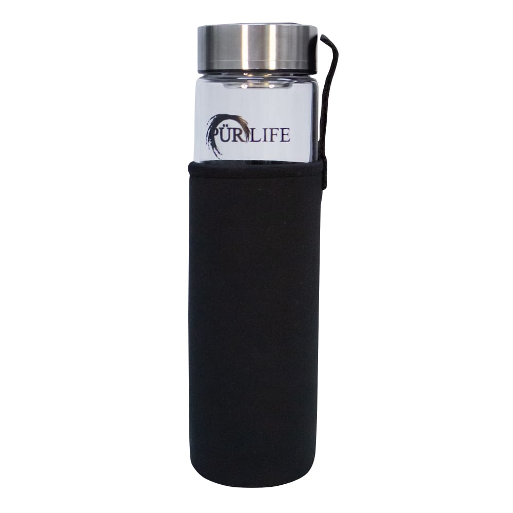 Amethyst Gemstone Water Bottle