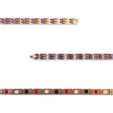 Close-up of Canyon copper negative ion bracelet showing details