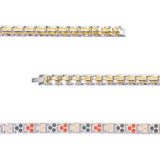 Close-up of Twin Glow bracelet showing gold stripe accents and embedded elements.
