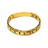 Oric Purlife Multi-Mineral bracelet new clean hero image with PTL tree buckle and mineral points