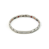 Success - Stainless Steel Negative Ion Bracelet with Swarovski Crystals