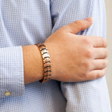 Auburn - Negative Ion Copper Bracelet