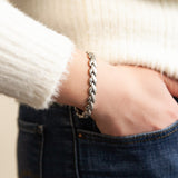 Beauty - Negative Ion Stress Relief Two-Tone Bracelet