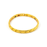 Luminosity - Negative Ion Bracelet, Stainless Steel Gold Plated