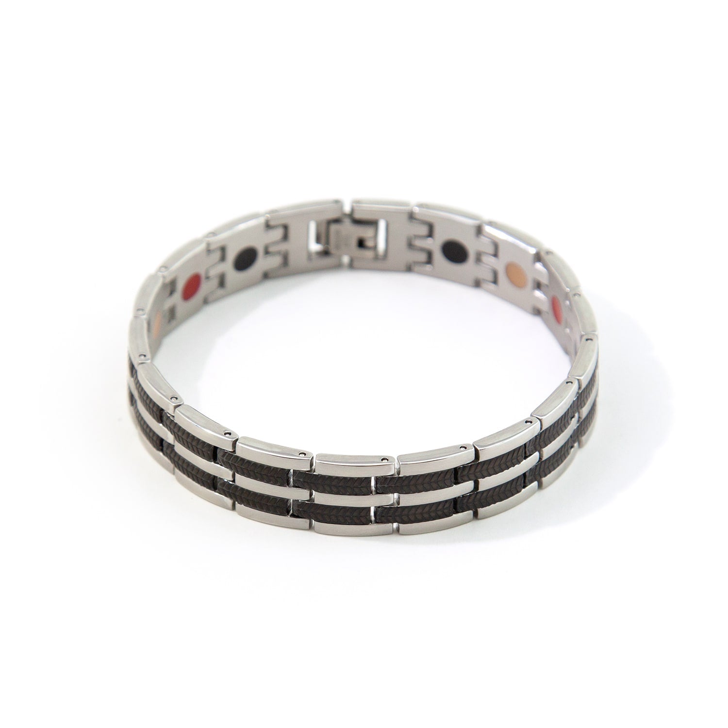 Electric - Negative Ion Bracelet - Stainless Steel with Black