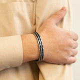 Electric - Negative Ion Bracelet - Stainless Steel with Black