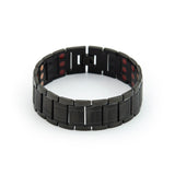 Precious Black - Negative Ion Bracelet, Dual Toned Onyx