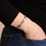 All The Stars - Negative Ion Bracelet, Stainless Steel with Swarovski Crystals