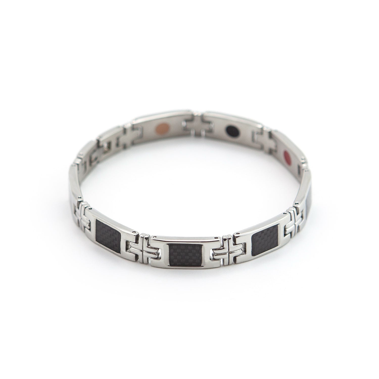 Impact - Negative Ion Bracelet, Stainless Steel & Carbon