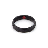 Purlife Elegant Black Thin Negative Ion Ring