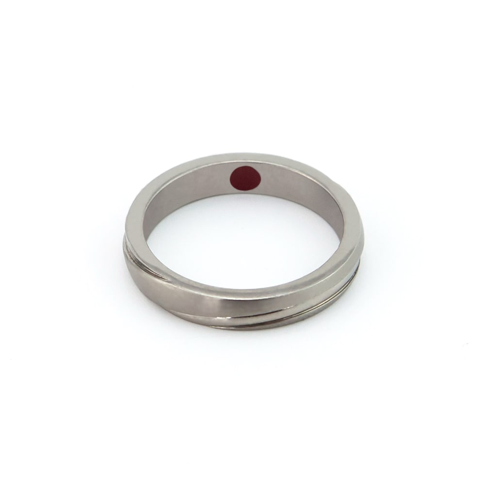 Purlife Elegant Silver Negative Ion Ring