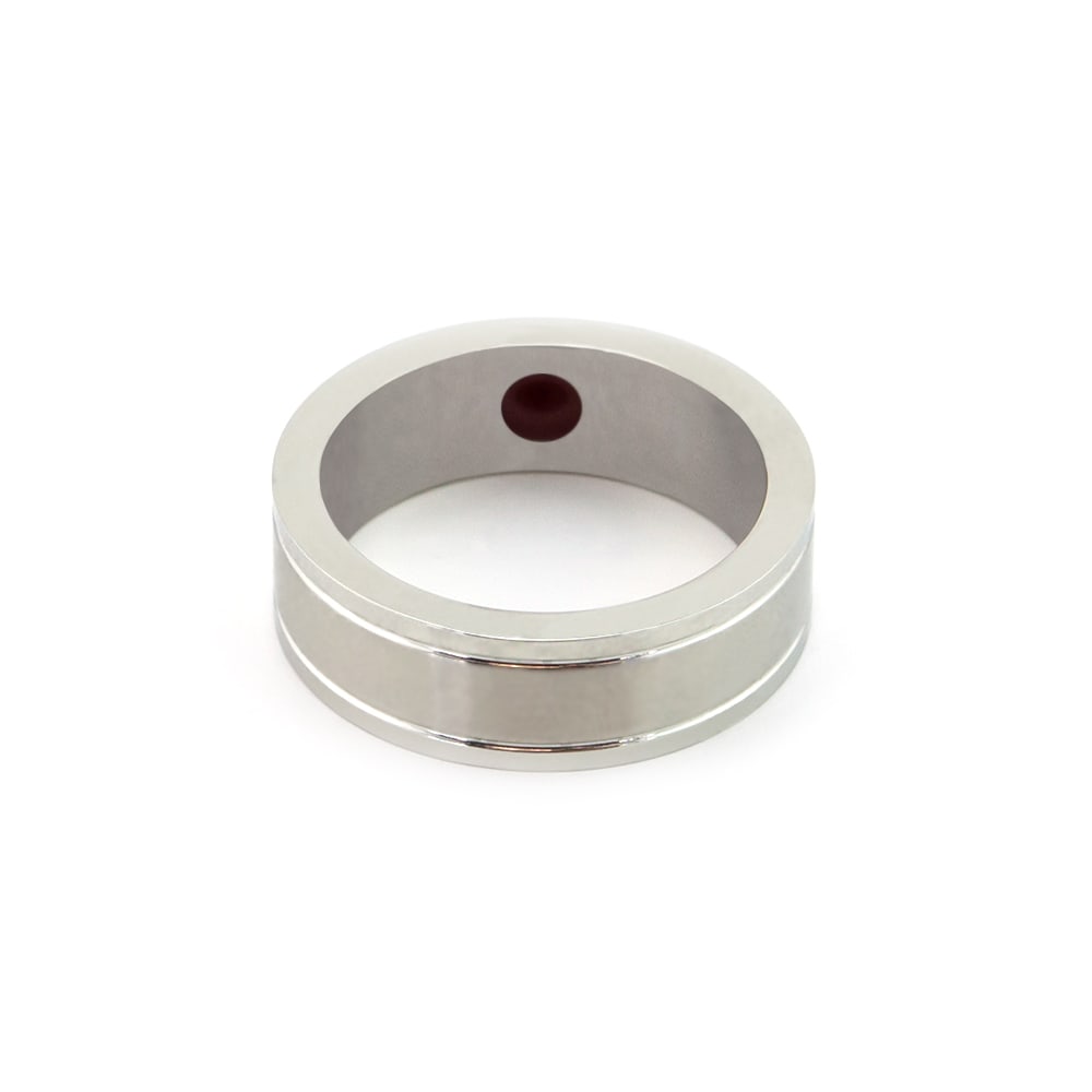 Solid Elegant Crystal Negative Ion Ring