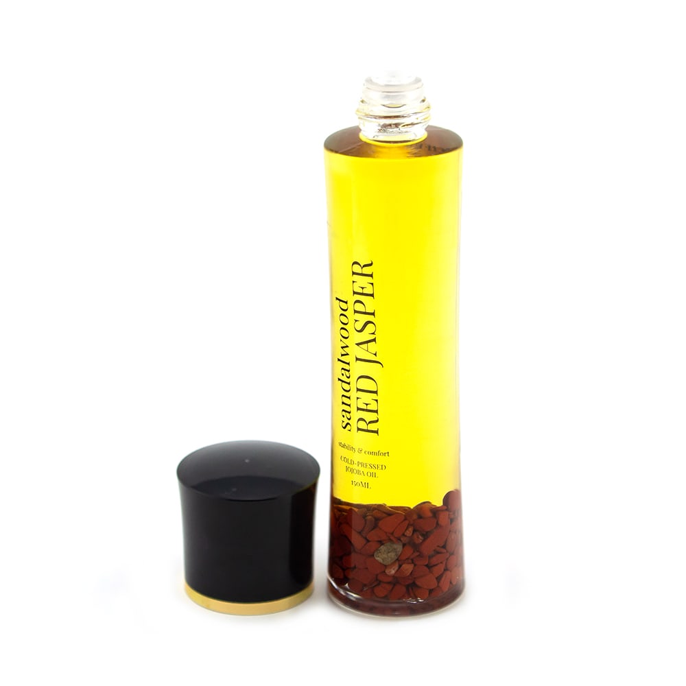 Red Jasper & Sandalwood Essential Body Oil